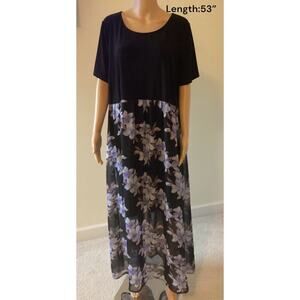 Ellen Weaver maxi midi dress size 2X